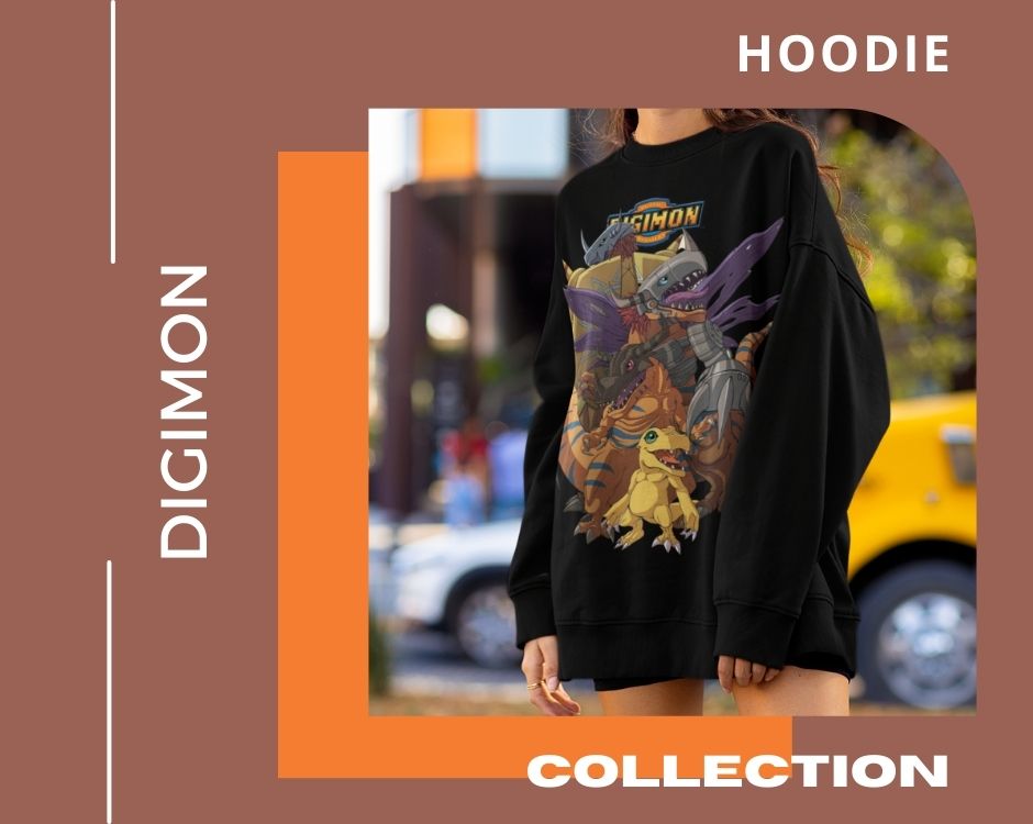 No edit digimon hoodie - Digimon Shop