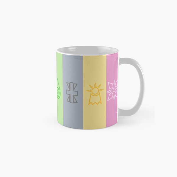 Digimon Crests Classic Mug RB2806 product Offical digimon Merch