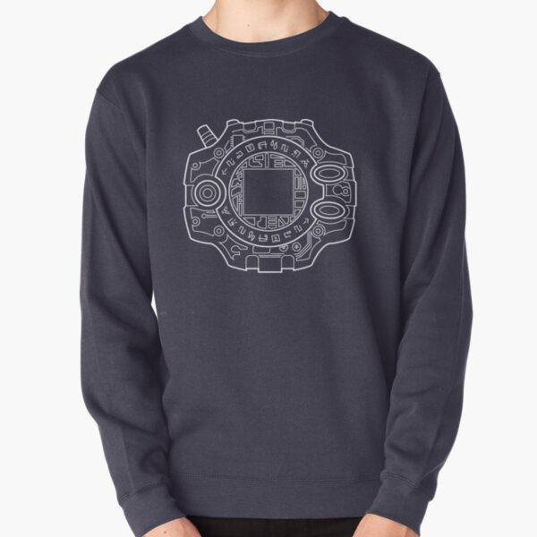 Adventurer's Device  Pullover Sweatshirt RB2806 product Offical digimon Merch