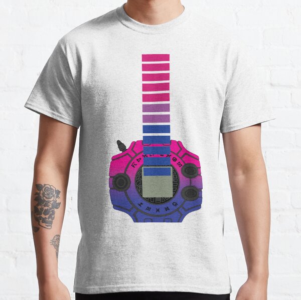 Bisexual Pride Digivice Classic T-Shirt RB2806 product Offical digimon Merch