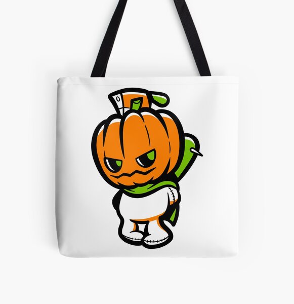 Pumpkinmon All Over Print Tote Bag RB2806 product Offical digimon Merch