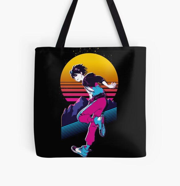 Digimon Survive - Takuma *80s retro* All Over Print Tote Bag RB2806 product Offical digimon Merch