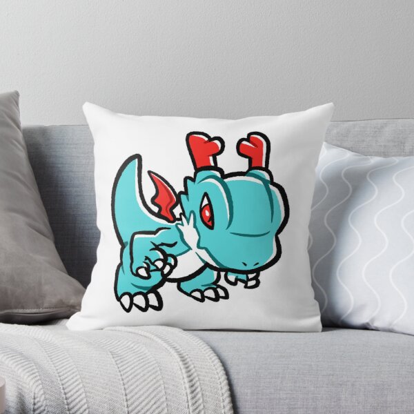 Dracomon Throw Pillow RB2806 product Offical digimon Merch