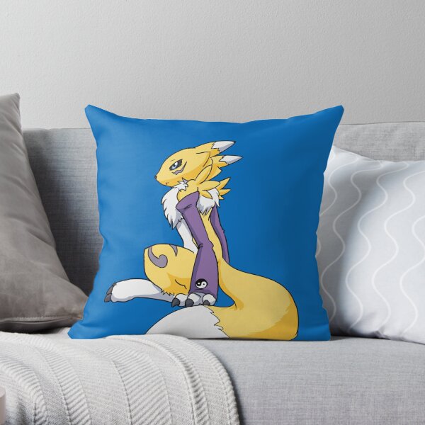 Renamon Throw Pillow RB2806 product Offical digimon Merch