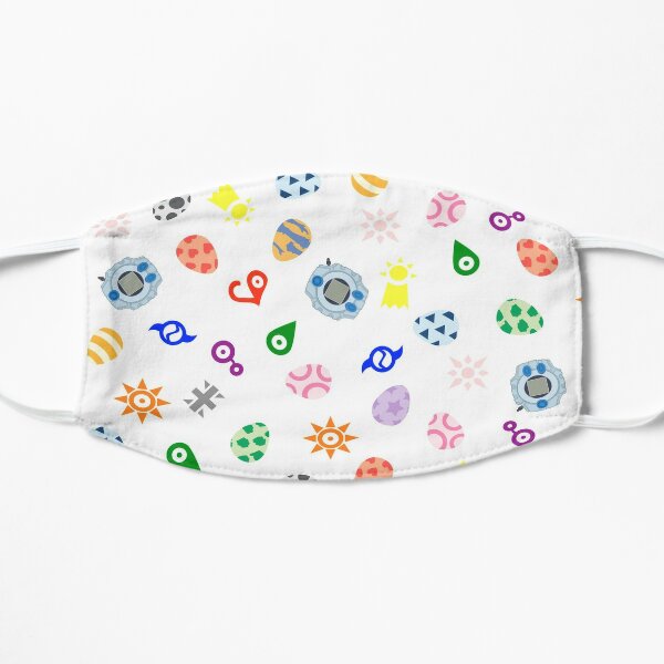 digital pattern Flat Mask RB2806 product Offical digimon Merch
